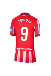 Fotbalové Dres Atletico Madrid Alexander Sorloth #9 Dámské Domácí Oblečení 2024-25 Krátký Rukáv